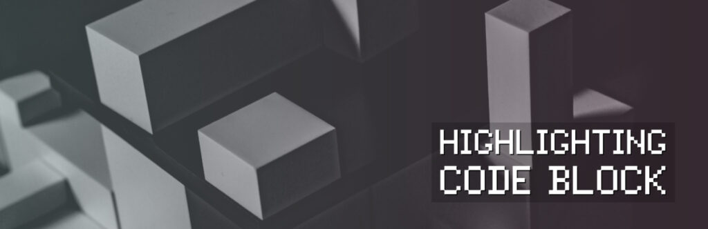 Highlighting Code Block
